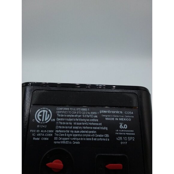 PlantronicsCS540 Convertible Wireless Headset System Black Untested - Picture 10 of 10